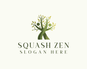 Natural Tree Wellness logo design