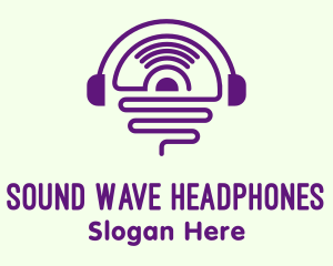 Vinyl Record Headphones logo