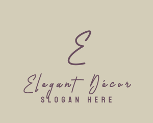 Elegant Signature Boutique logo design