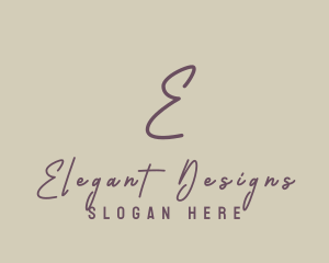 Elegant Signature Boutique logo design