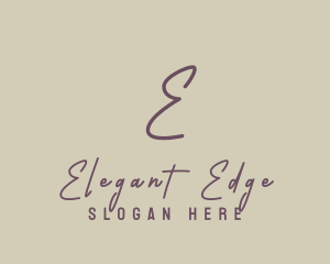 Elegant Signature Boutique logo design