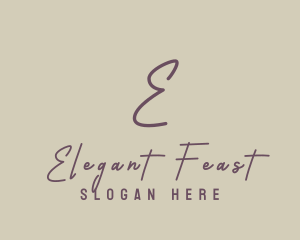 Elegant Signature Boutique logo design