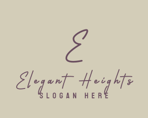 Elegant Signature Boutique logo design