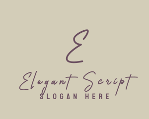 Elegant Signature Boutique logo design