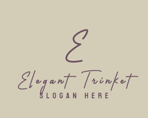 Elegant Signature Boutique logo design