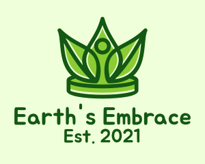 Green Herbal Crown logo