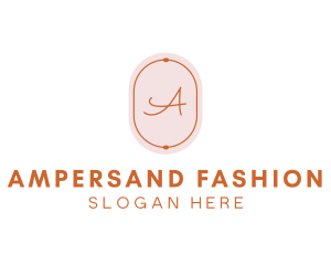 Fashion Beauty Oval logo design