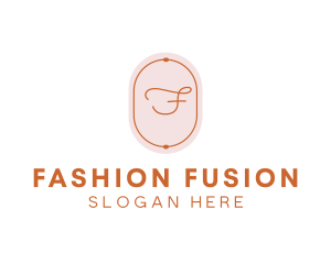 Fashion Beauty Oval logo design