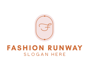 Fashion Beauty Oval logo design