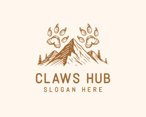 Paw Mountain Claw logo