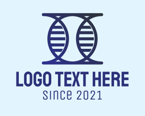 Cyber DNA Strand  logo