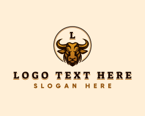 Bull Cattle Cow Logo