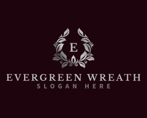 Elegant Wreath Leaf logo design