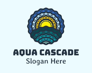 Seashell Beach Resort logo design