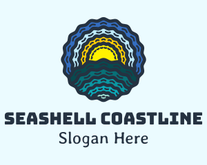 Seashell Beach Resort logo design