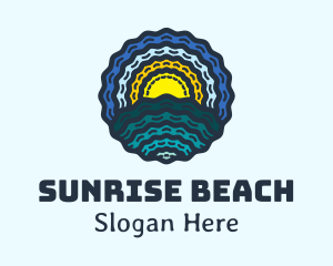 Seashell Beach Resort logo design