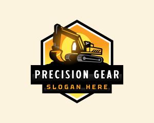 Heavy Equipment Construction Excavator logo