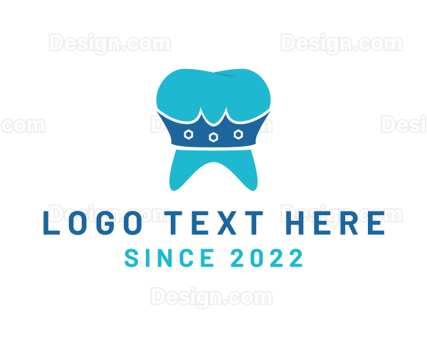 Dentistry Crown Tooth Logo