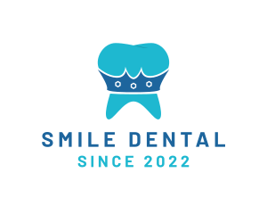 Dentistry Crown Tooth logo design