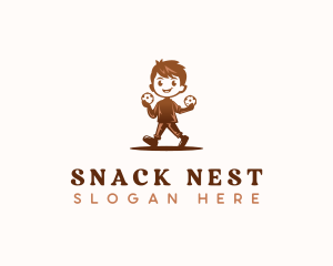 Sweet Cookie Boy logo design