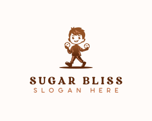 Sweet Cookie Boy logo design