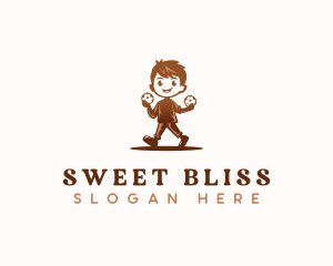 Sweet Cookie Boy logo design