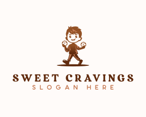 Sweet Cookie Boy logo design