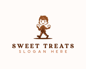 Sweet Cookie Boy logo design