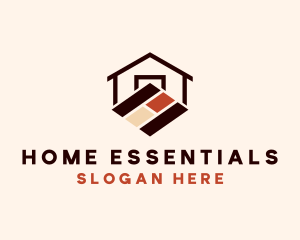 Home Construction Flooring  logo design