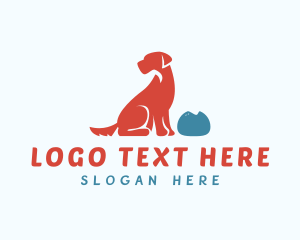 Pet Dog Grooming Logo