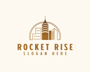 High Rise Building Property logo design