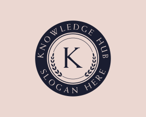 Academic Learning Wreath Author logo