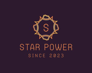 Solar Power Sun logo design