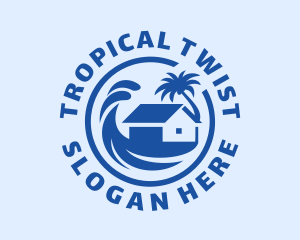 Tropical Beach Home logo design