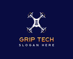 Drone Tech Rotorcraft logo design