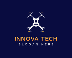 Drone Tech Rotorcraft logo design