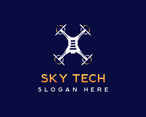 Drone Tech Rotorcraft logo design