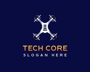 Drone Tech Rotorcraft logo design