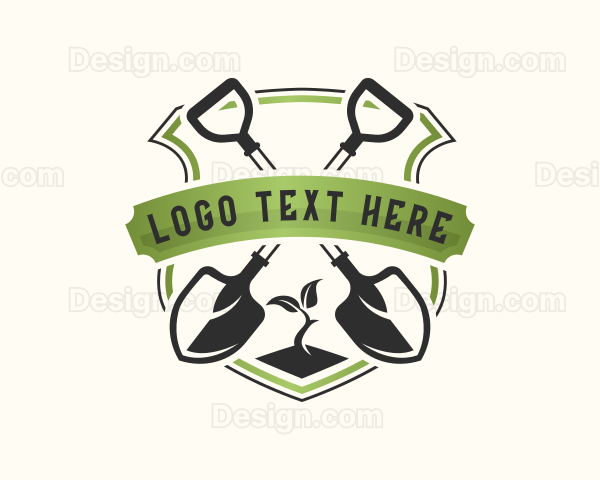 Plant Gardening Lawn Logo