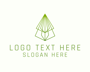 Pine Tree Line Art logo