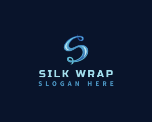 Aqua Water Swirl  logo design