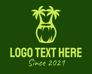 Green Coconut Juice  logo