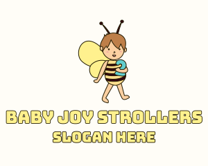 Bumblebee Baby Costume logo design