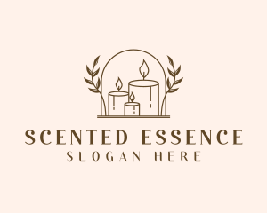 Scented Candle Decor logo design