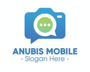 Camera Messaging App logo design