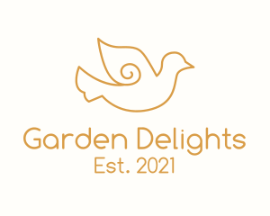 Dove Bird Garden logo design