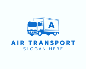 Logistics Truck Shipment logo design