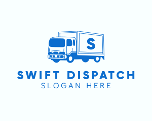 Logistics Truck Shipment logo design