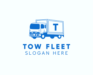 Logistics Truck Shipment logo design