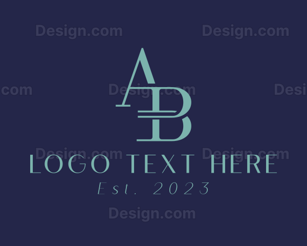 Consulting Business Letter AB Logo